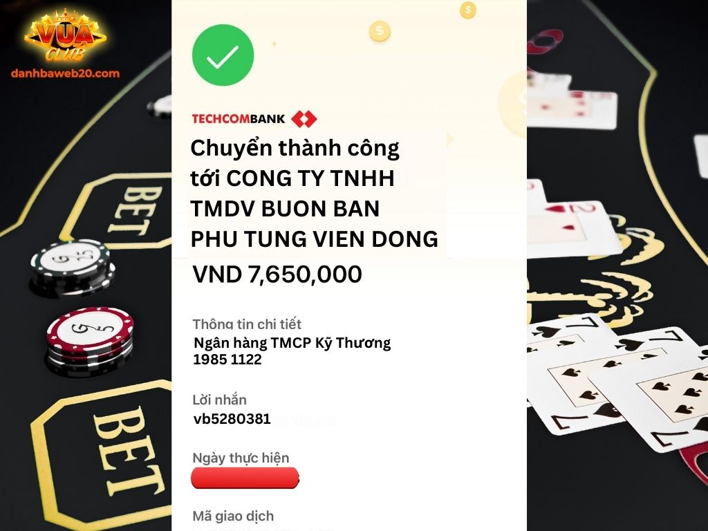 Chụp lại giao dịch để đối chứng nếu hệ thống lỗi