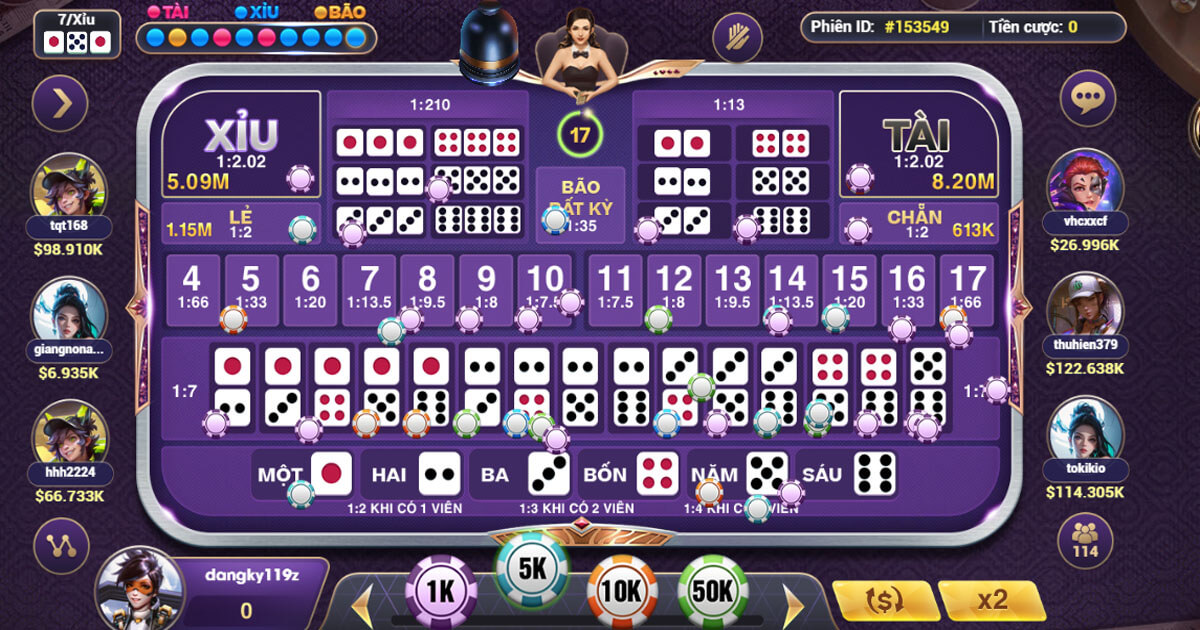 Casino Game Sicbo Vuaclub