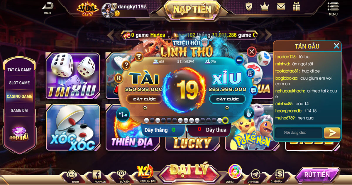 Casino Game Tài Xỉu Vuaclub